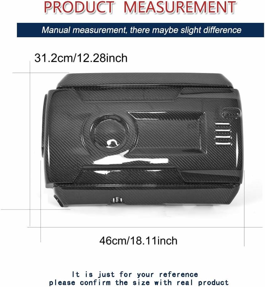 Carbon Fiber Engine Hood Cover fits for Volkswagen VW Golf MK7 GTI R 2014-2017 Engine Bonnet Hood Cover Protecter Cap Bodykit
