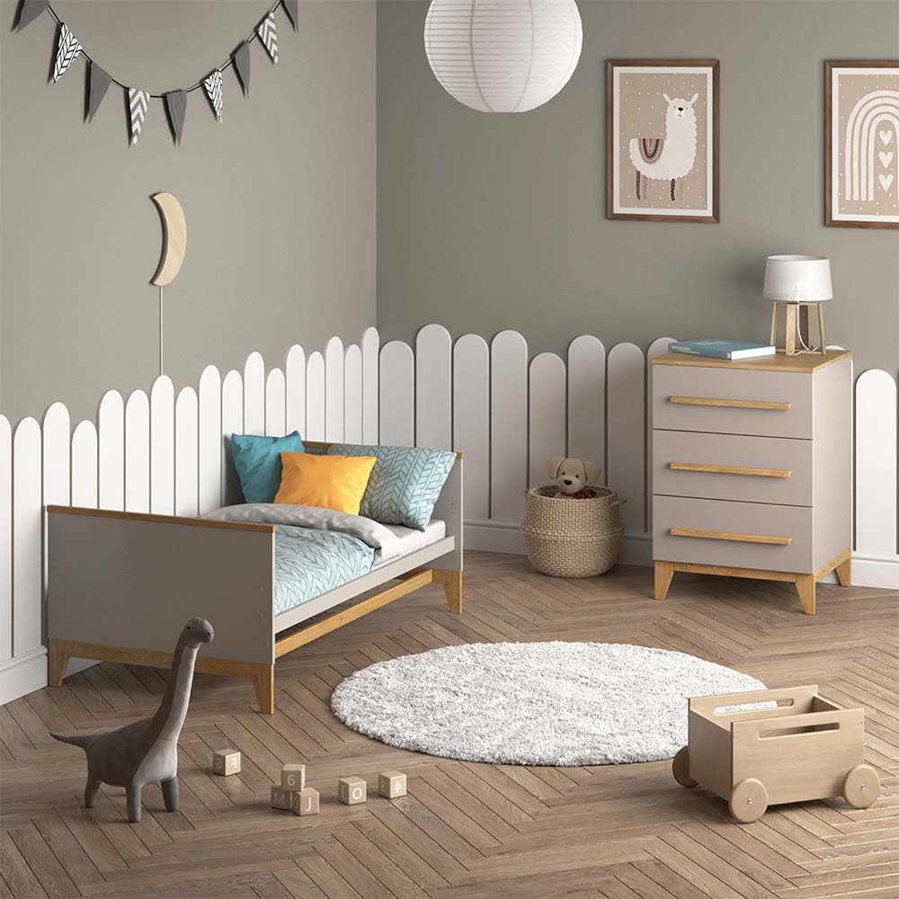 VitaliSpa Cassettiera Malia, Cashmere/Artigianale, 60 x 88 cm, per riporre vestiti e giocattoli nella cameretta dei bambini