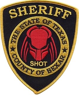 Bexar County Texas Shot Sheriff Law Enforcement Patch