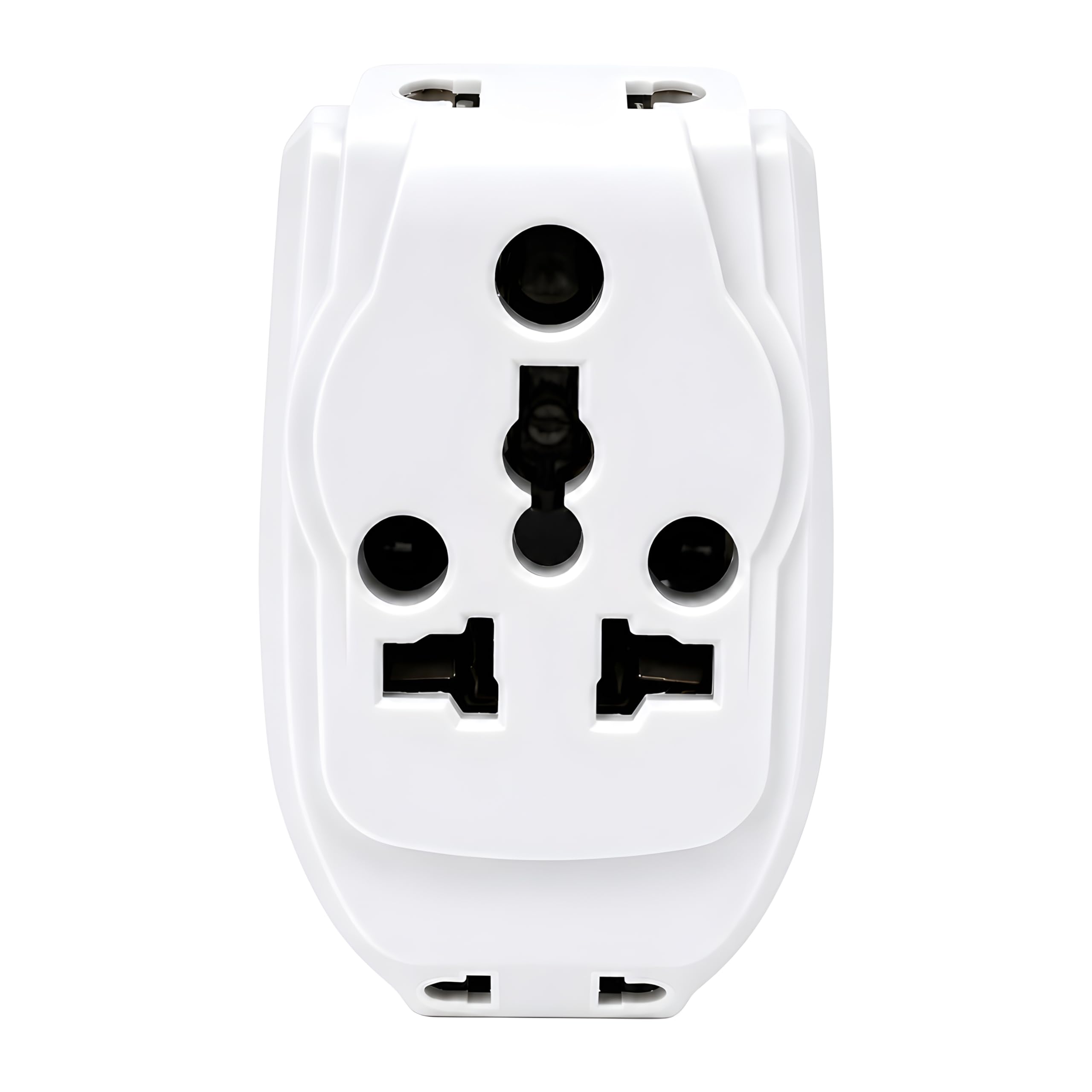 international travel adapter plug for indian socket | universal big plug to small plug converter | 16a/20a multi plug adapter for monitor, microwave, air fryer, induction, ups, & home appliances