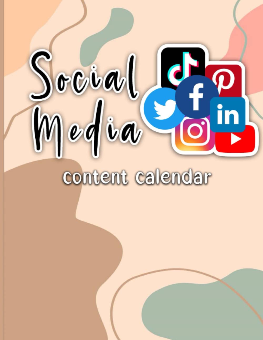 Social Media Content Calendar: Planner to organise social media posts through the week