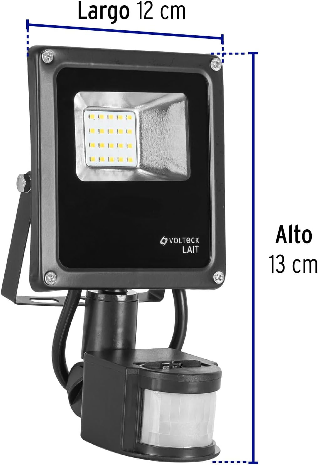 LED reflector 10 W with motion sensor