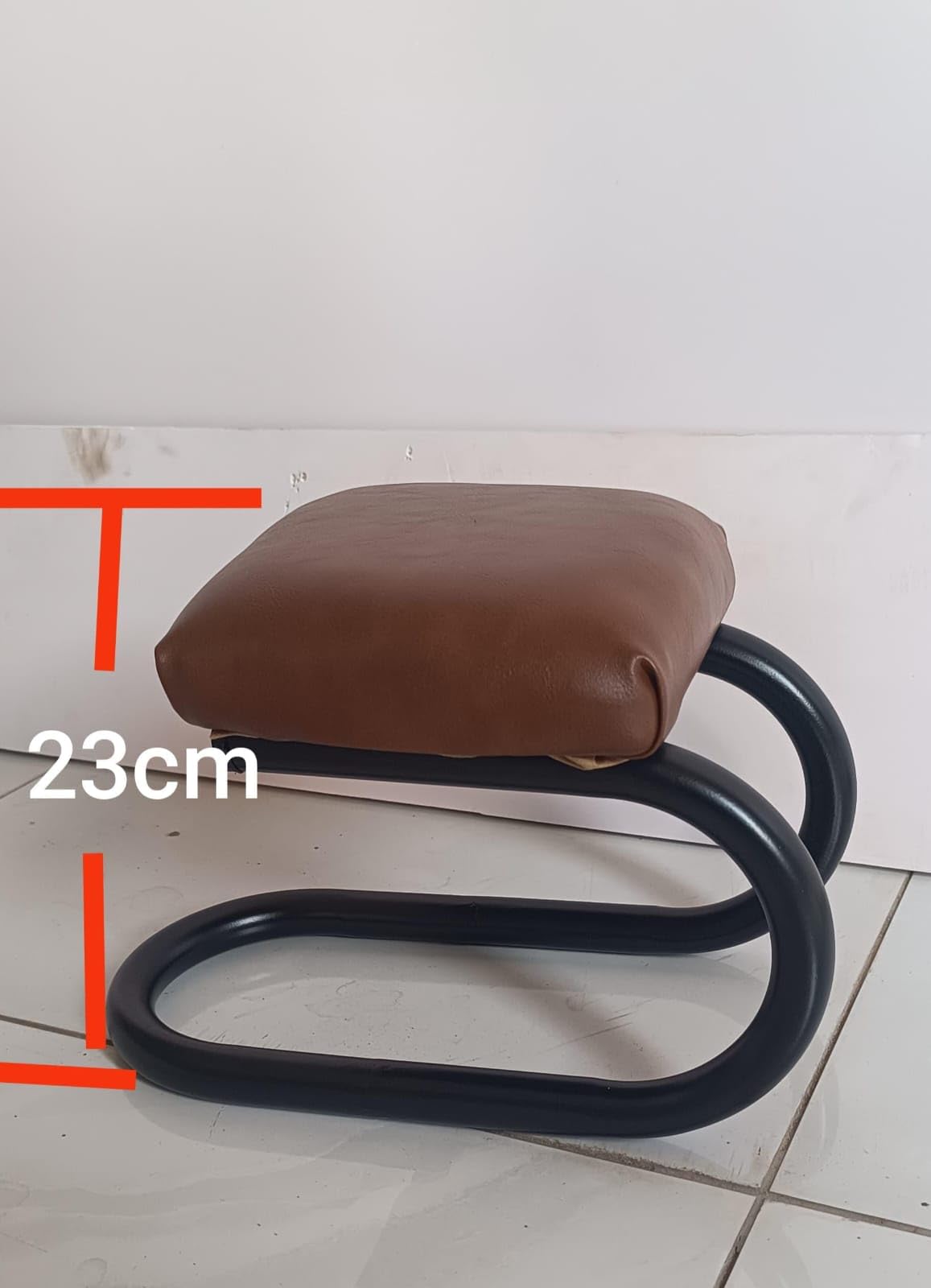 3-in-1 Multi-Purpose Prayer Chair for Namaz, Yoga, Meditation, Support Stool with Anti-Slip Base, Brown 23cm 2