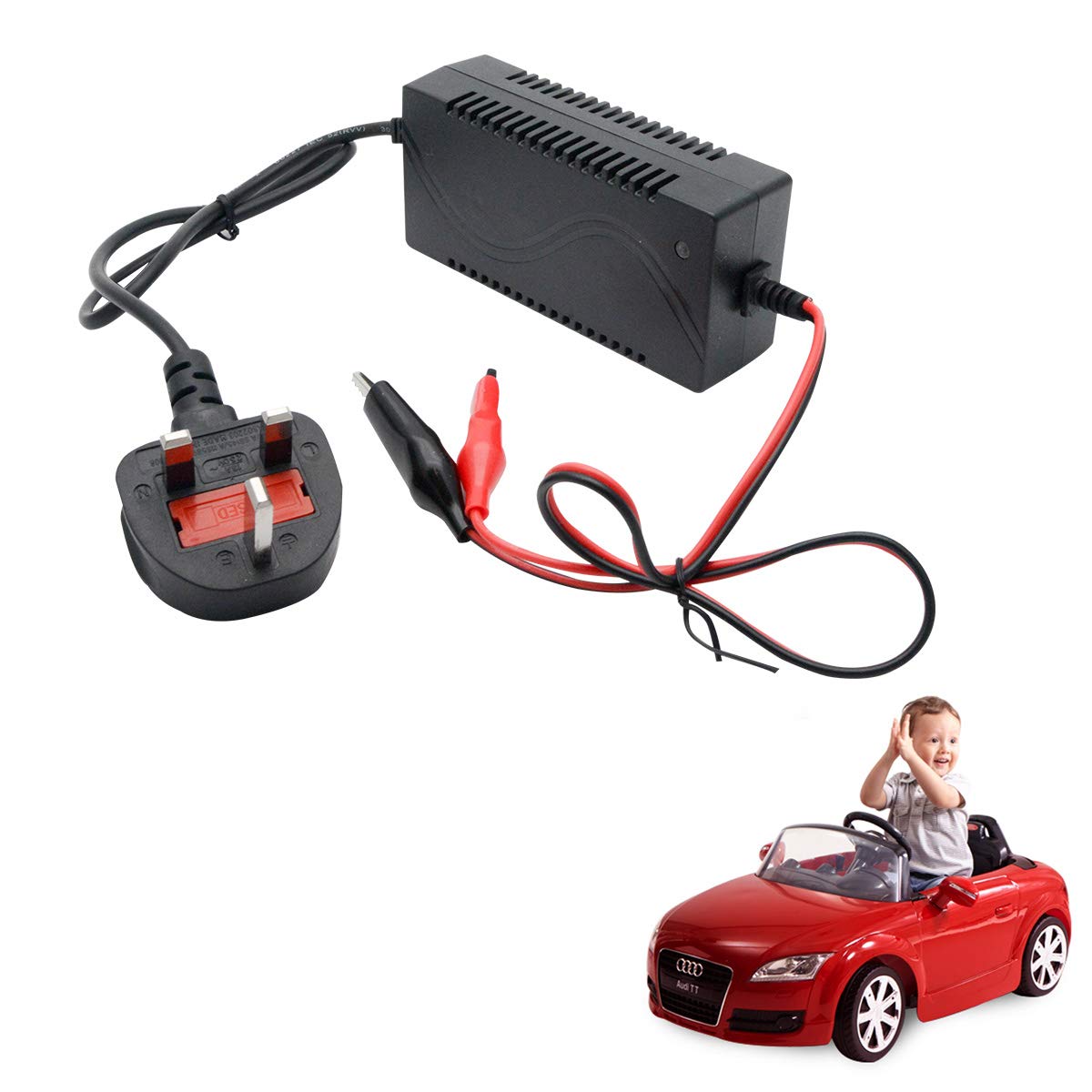 Buy MASO DC 12V 1000mA Battery Charger Adapter For Sealed Lead Acid