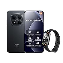 Xiaomi Redmi Note 15 Pro 5G, 12+512GB, Batteria massiccia da 6580 mAh, IP66, IP68, Nuova fotocamera 200 MP, Display AMOLED da 6,83″, Nero, Garanzia 2 anni, Caricatore non incluso + Smart Band 10