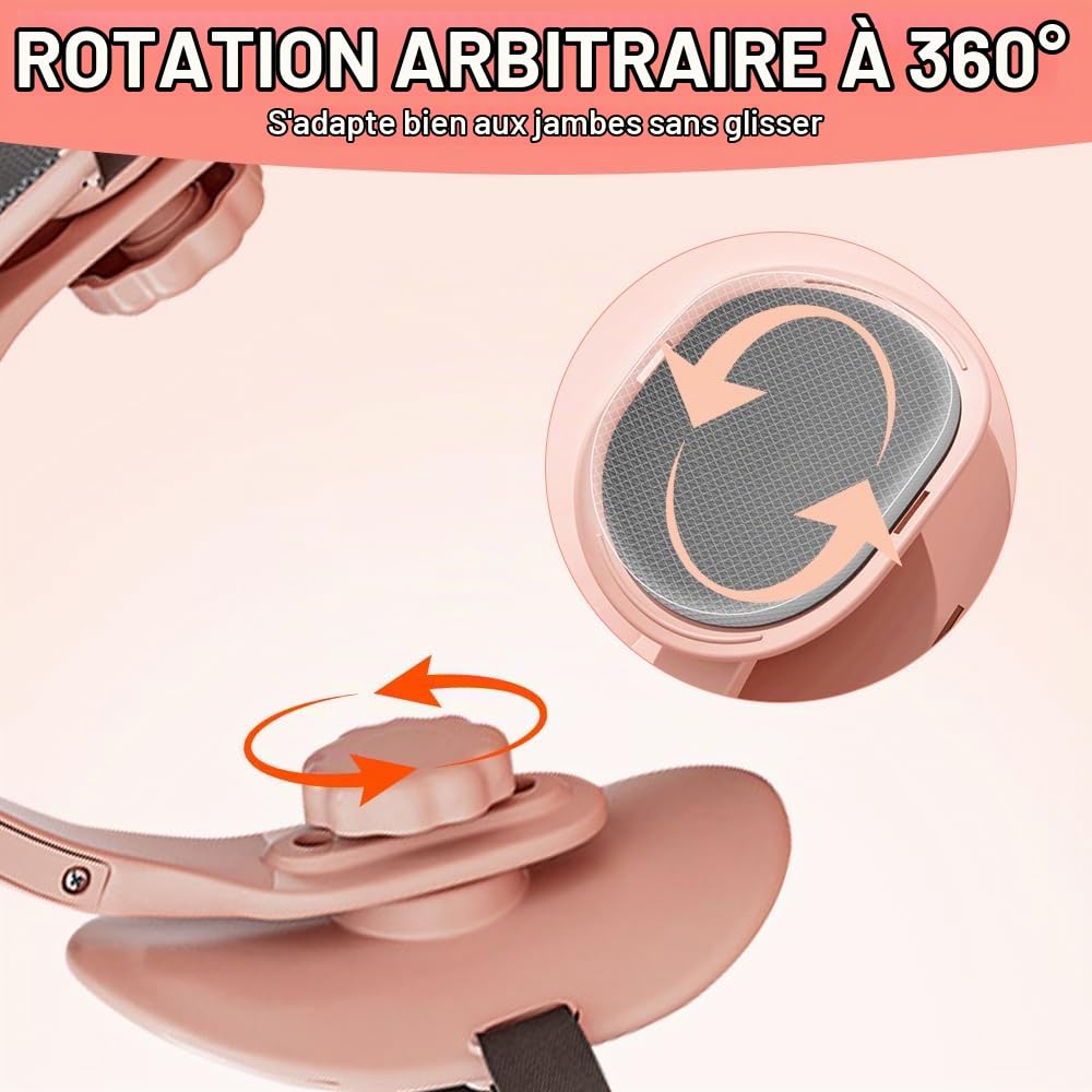 Entraîneur de Muscle Pelvien, Hip Trainer Exerciseur, Entraîneur de Cuisse avec Compteur & Réglage, Entraîneur de Hanches, Entraîneur du Périnée, Récupération Post-Partum(Purple)