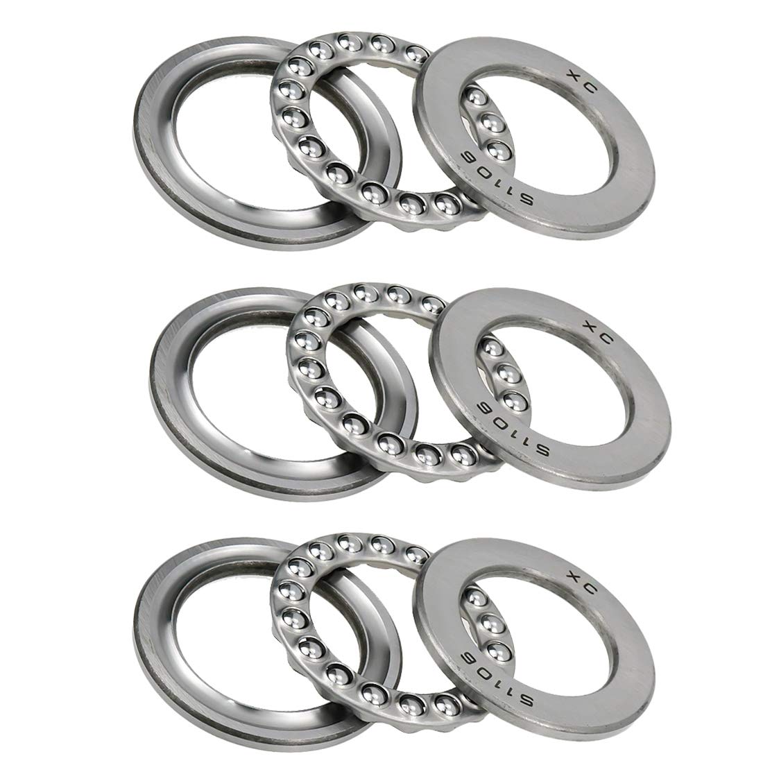 51202 Thrust Ball Bearings - Pack of 3 -10