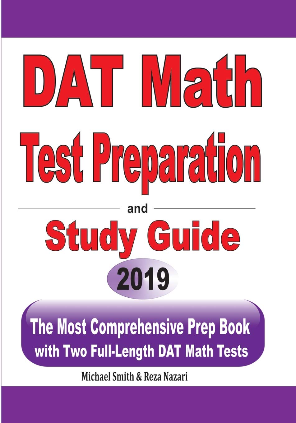 DAT Math Test Preparation and study guide: The Most ...