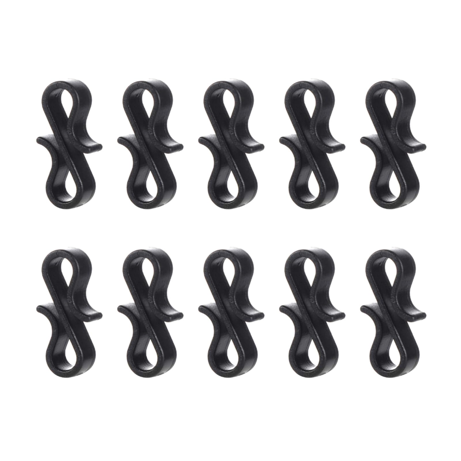 Libgiubhy 10 Pieces 10/50Pcs Hooks S Shaped Hangers Christmas Light Clips Outdoor Gutter Hook For Christmas Decoration