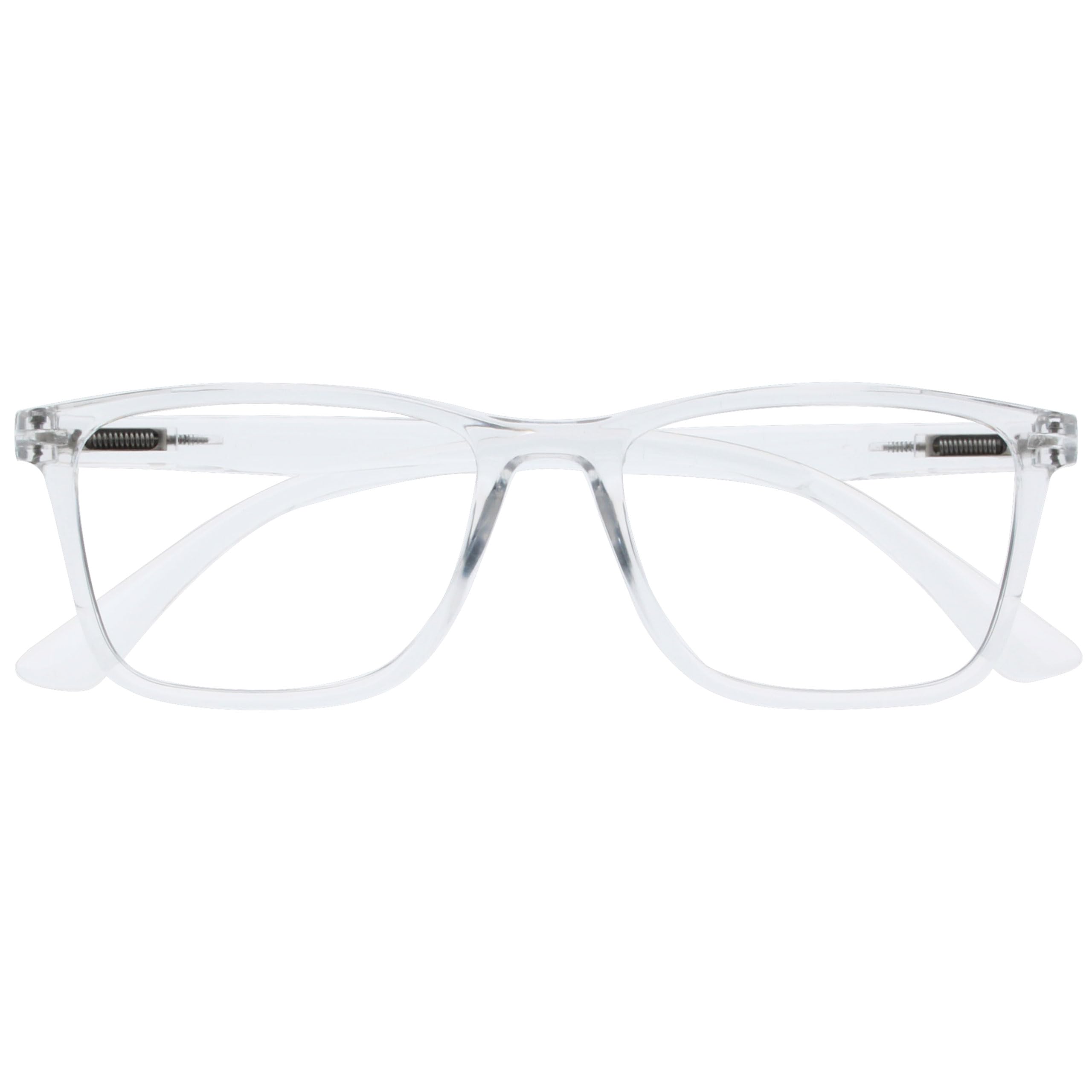 OPULIZE NYX Reading Glasses with Blue Light Blocking for Women Men, Rectangular Frame with UV & Eyestrain Protection, Anti-Glare Computer Gaming