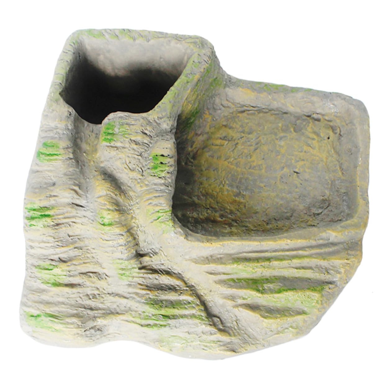 Plateforme de repos en résine pour tortues et décor de terrarium HEMOTON