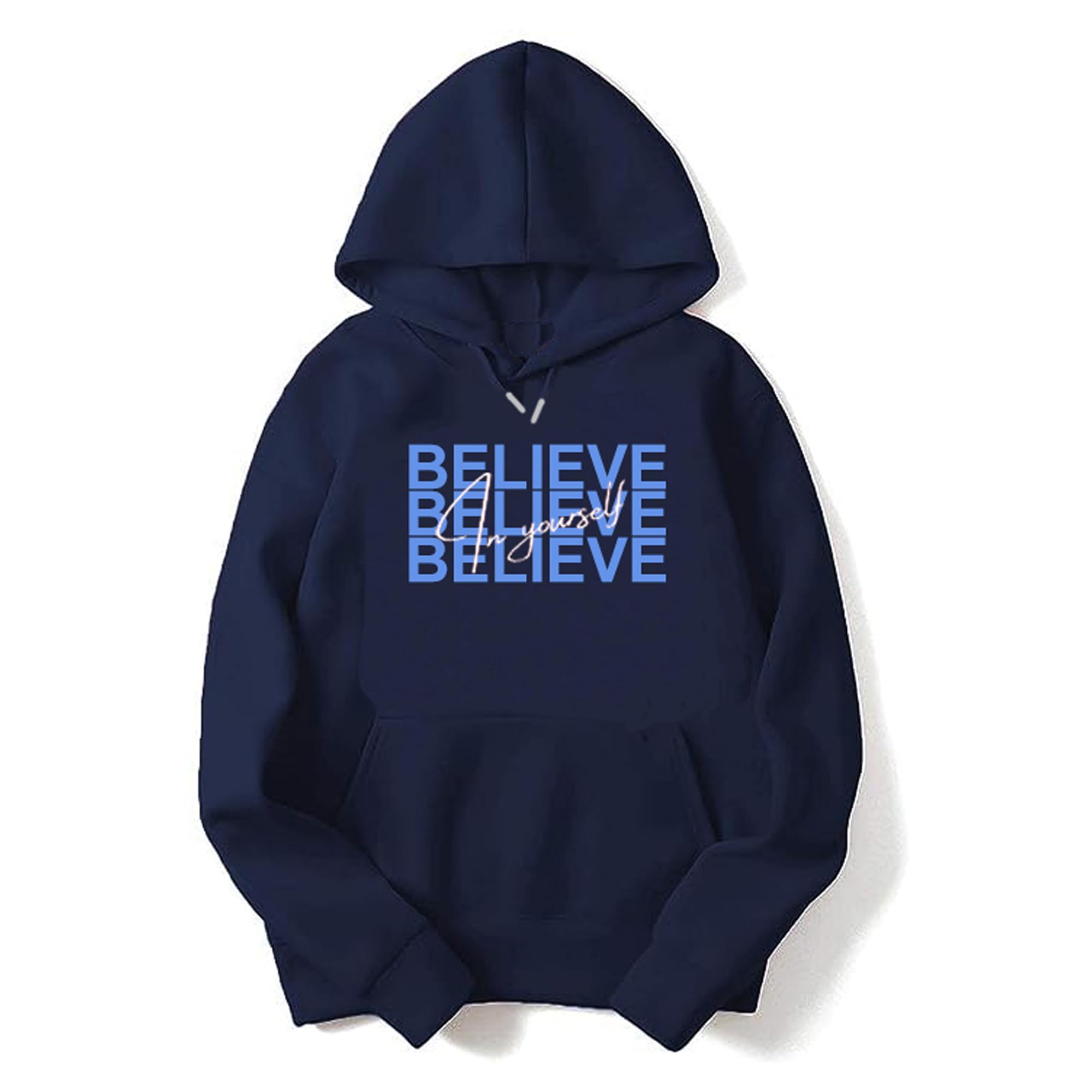f gallery Printed Fleece Hooded Hoodie for Men, Black-picture-14