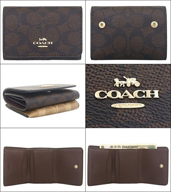 Amazon | [コーチ] COACH 財布(三つ折り財布) FCZ446 CZ446 サンド