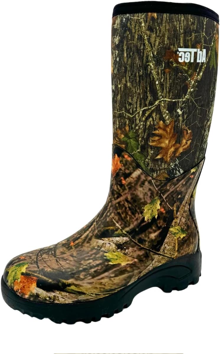 Ad Tec Men’s Marshland 14” Hunting Boot - 9914SF, Waterproof, Neoprene/Rubber