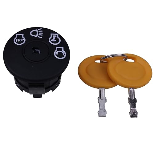 Miniatura 4 de DUDSN Interruptor de encendido de 7 terminales con llave 175566 175442 compatible con Cub Cadet MTD AYP John Deere Craftsman Husqvarna cortacésped