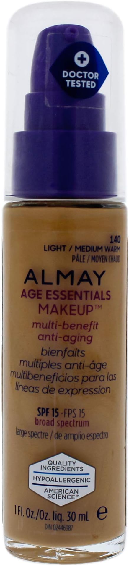 Almay Age Essentials Makeup, Light/Medium Warm