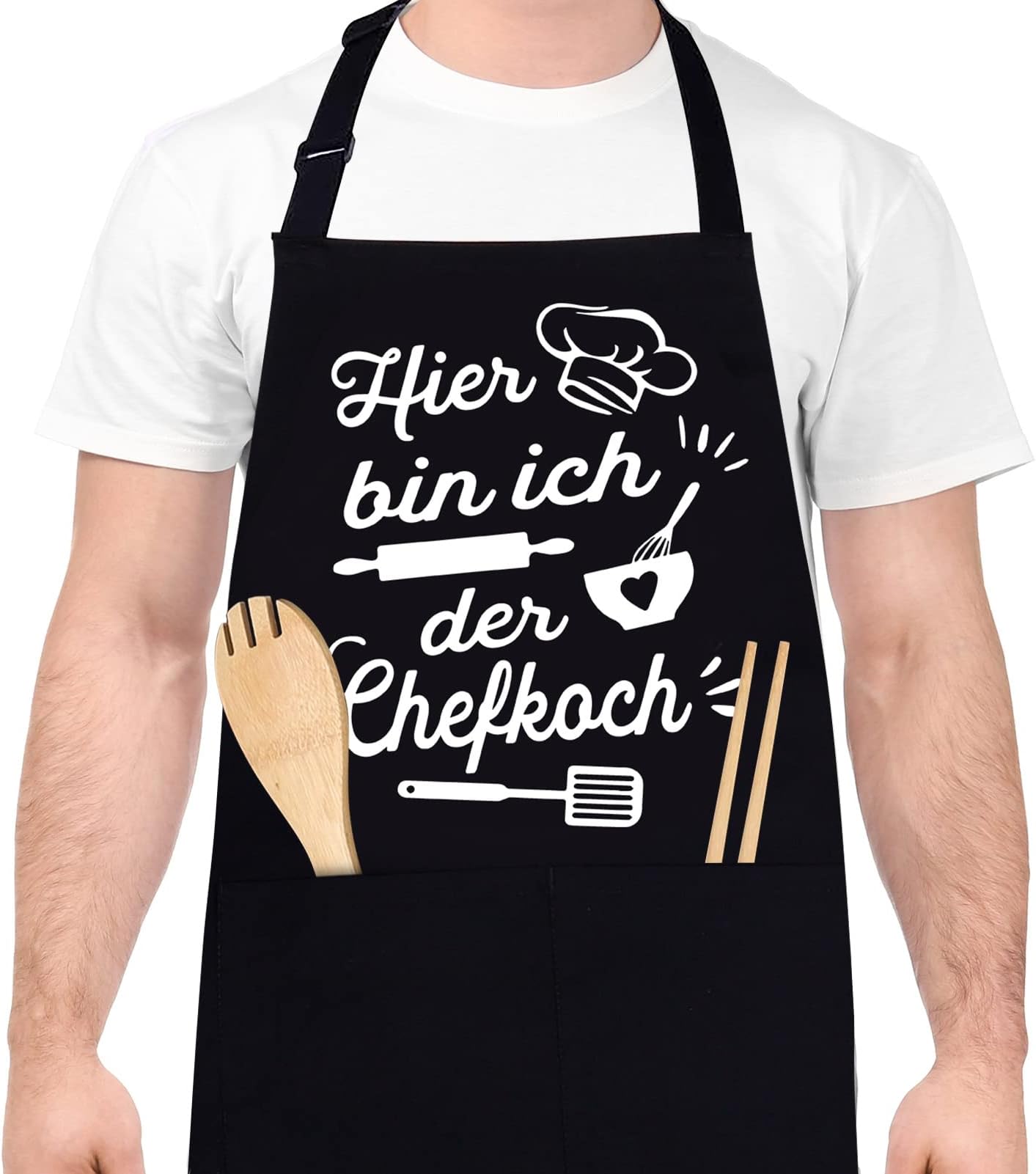 grillschürze mann