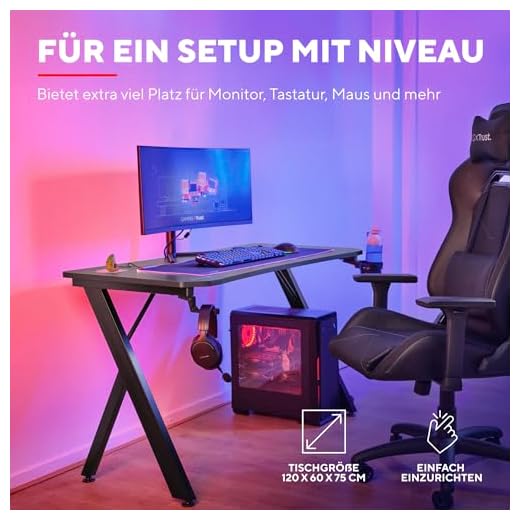 Trust Gaming GXT 712 Dynamus Tisch