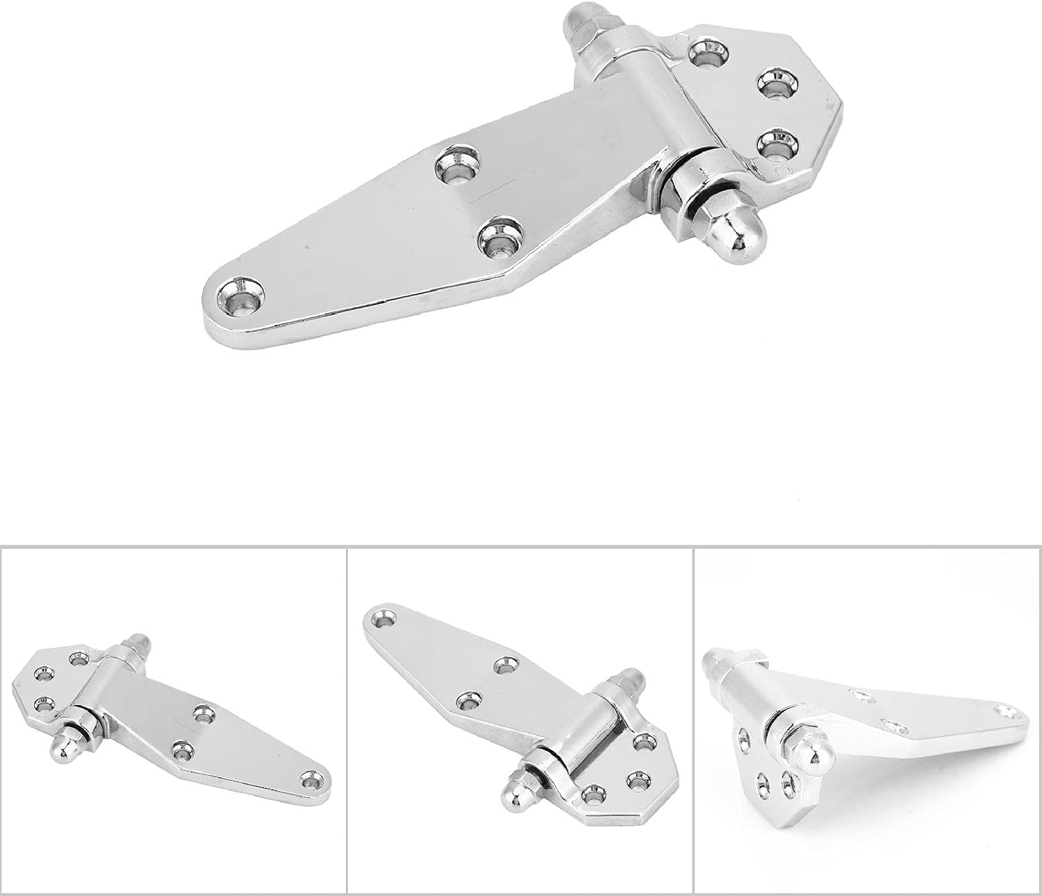 Heavy Duty Zinc Alloy Hinge 270 Degree Rotation Cast Industrial Hinge for Refrigerator Oven Equipment Box Proof Durable Appliance Hinge