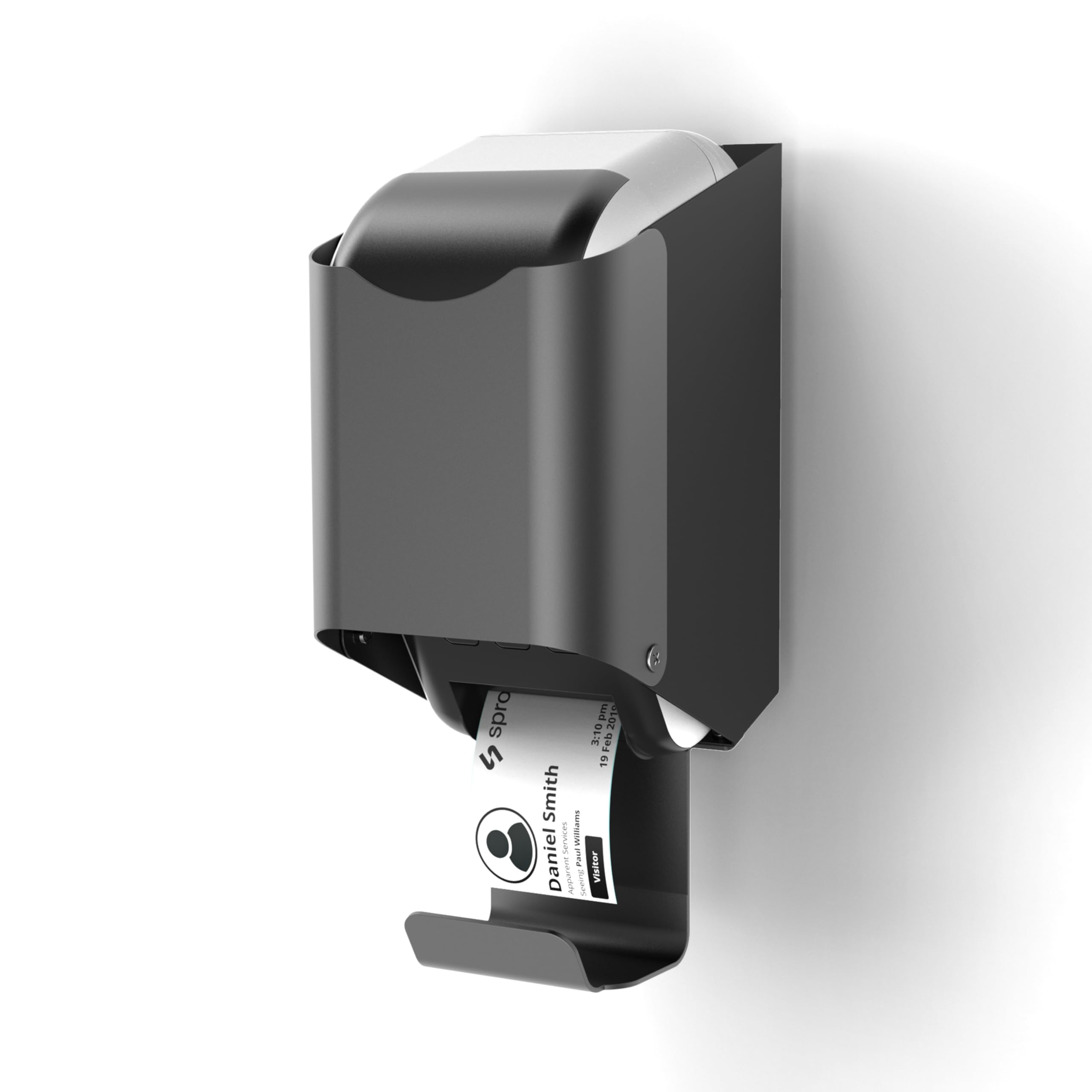 SPROCKET Wall Mount for Brother QL-810W, QL-820NWB or QL-820NWBc Label Printer (Black)