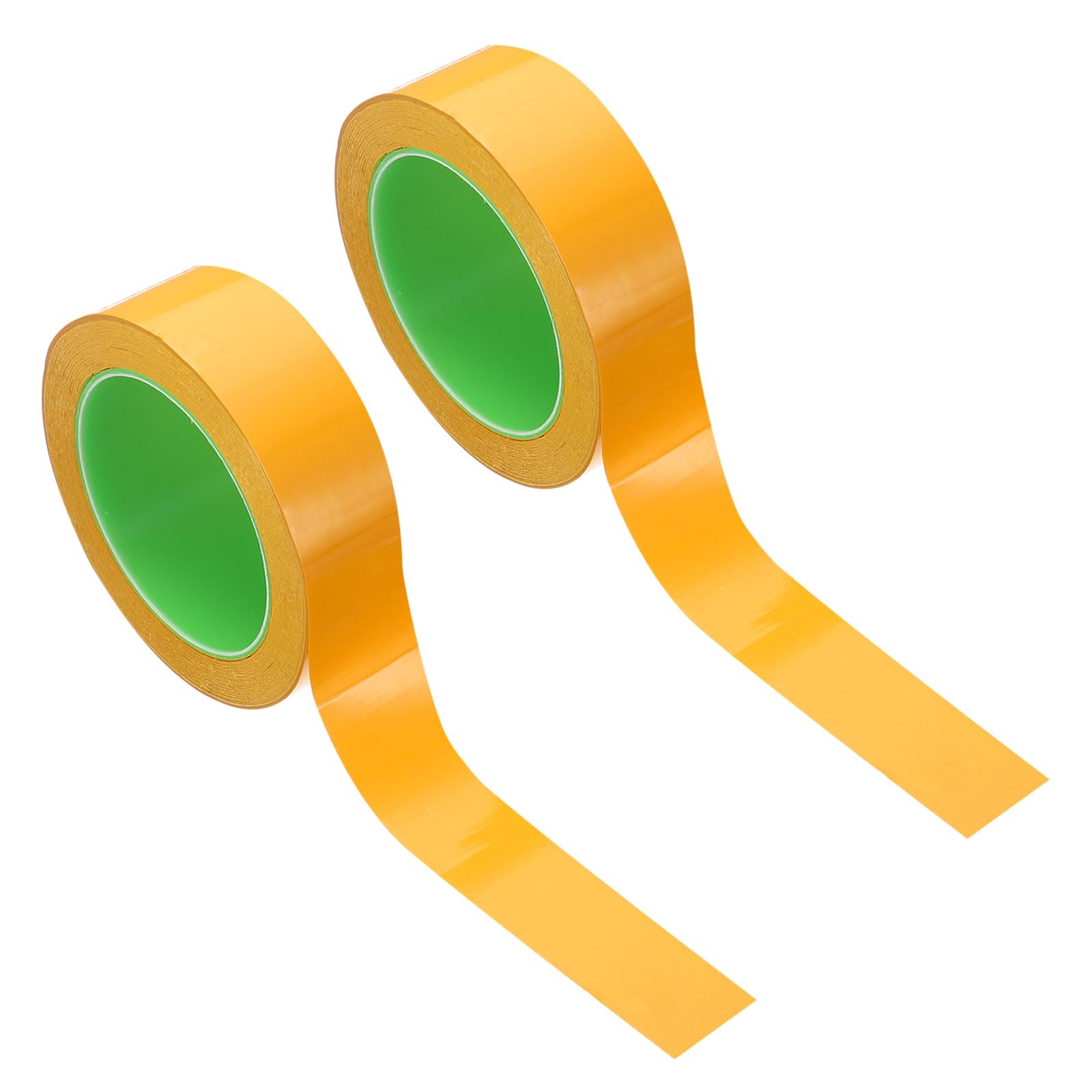 PATIKIL Safety Caution Tape 33m x 30mm, 2 Pack Safety Warning Stripe Tape Floor Tape for Marking Floor Walls Stair, Yellow