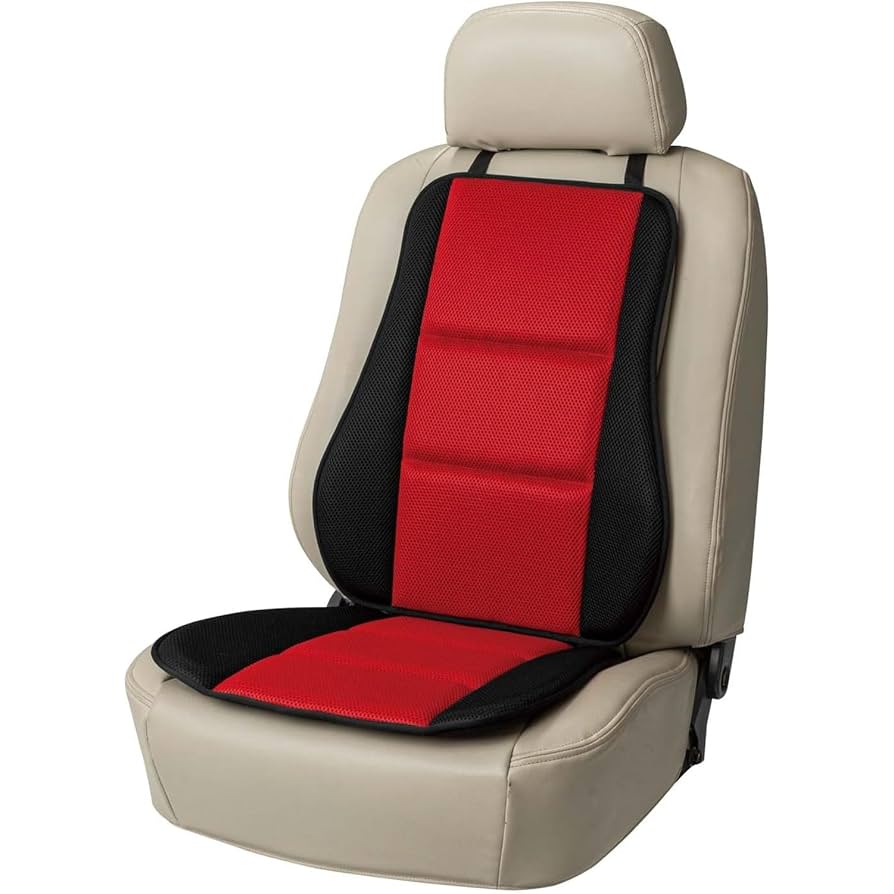 プレミアムシート クッション　レッド Amazon | ボンフォーム(BONFORM) シートクッション メッシュ