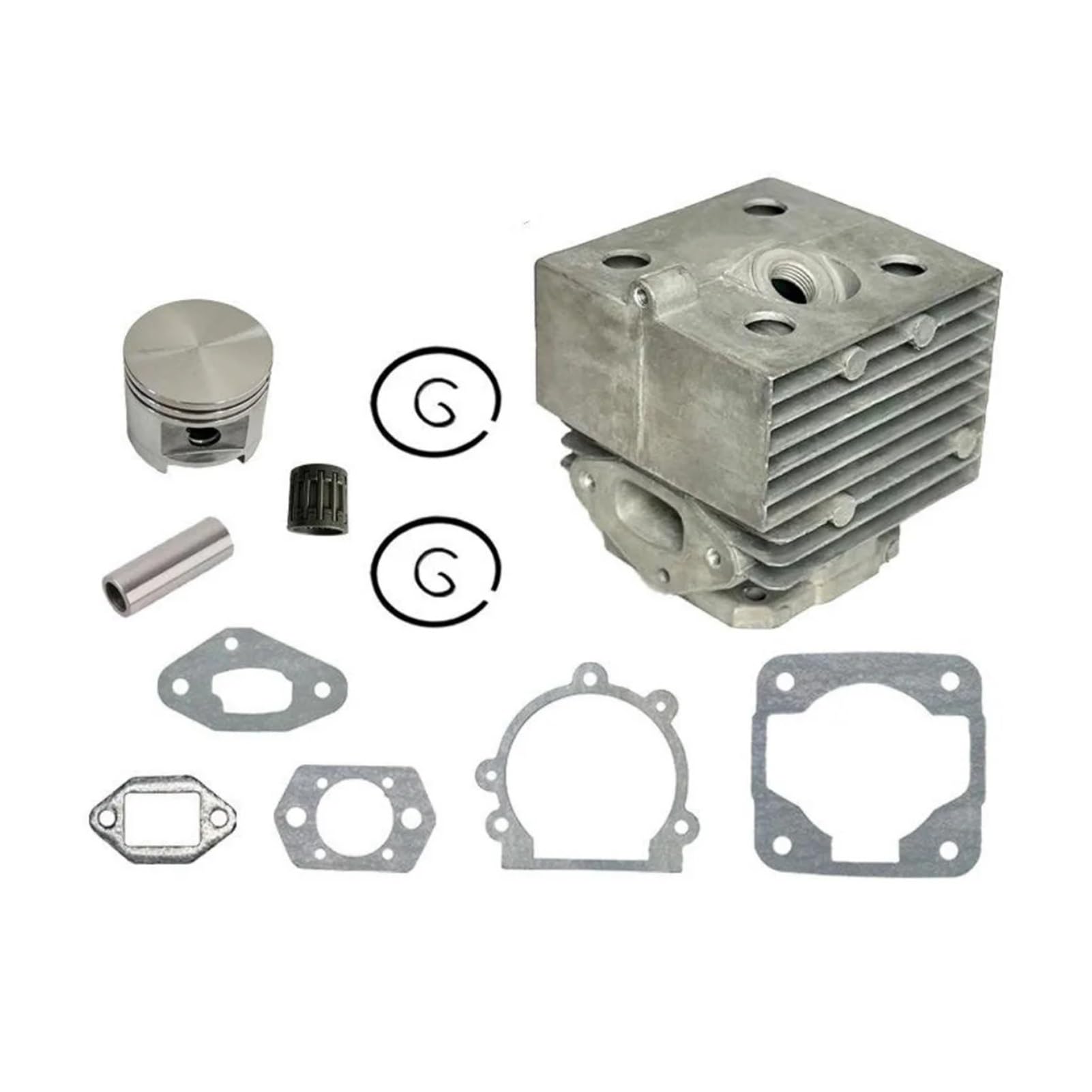 Kit de pistón de Cilindro de 46mm for S-ihl Sr340 Sr400 Sr420 Br320 Br400 Br340 Br380 Br420 Herramientas de jardín soplador de Hojas
