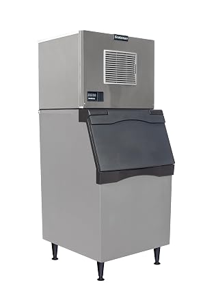 Scotsman Prodigy Elite Ice Maker, Full Cube, 525 lb/Day Production, Includes Scotsman B530P 536 lb. Storage Bin