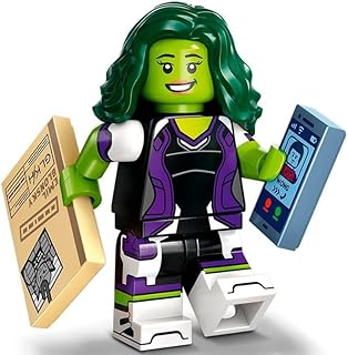 LEGO Marvel Series 2 Minifigure: She-Hulk with Purple Maleficent Cape - Superheroes 71039