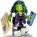 LEGO Marvel Series 2 Minifigure: She-Hulk with Purple Maleficent Cape - Superheroes 71039