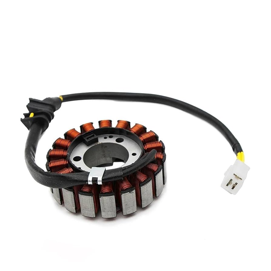 かべ 磁力線 マグネトステータ オートバイ発電機磁気ステータコイル Assy