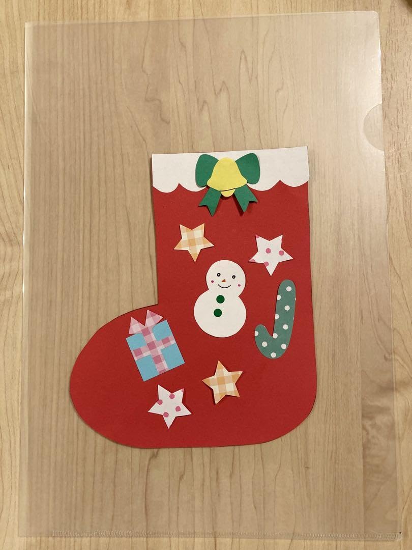 クリスマス　ブーツ　10 バッグ　立体　工作　製作キット　壁面　保育 クリスマス ブーツ 10 バッグ 立体 工作 製作キット 壁面 保育 - メルカリ