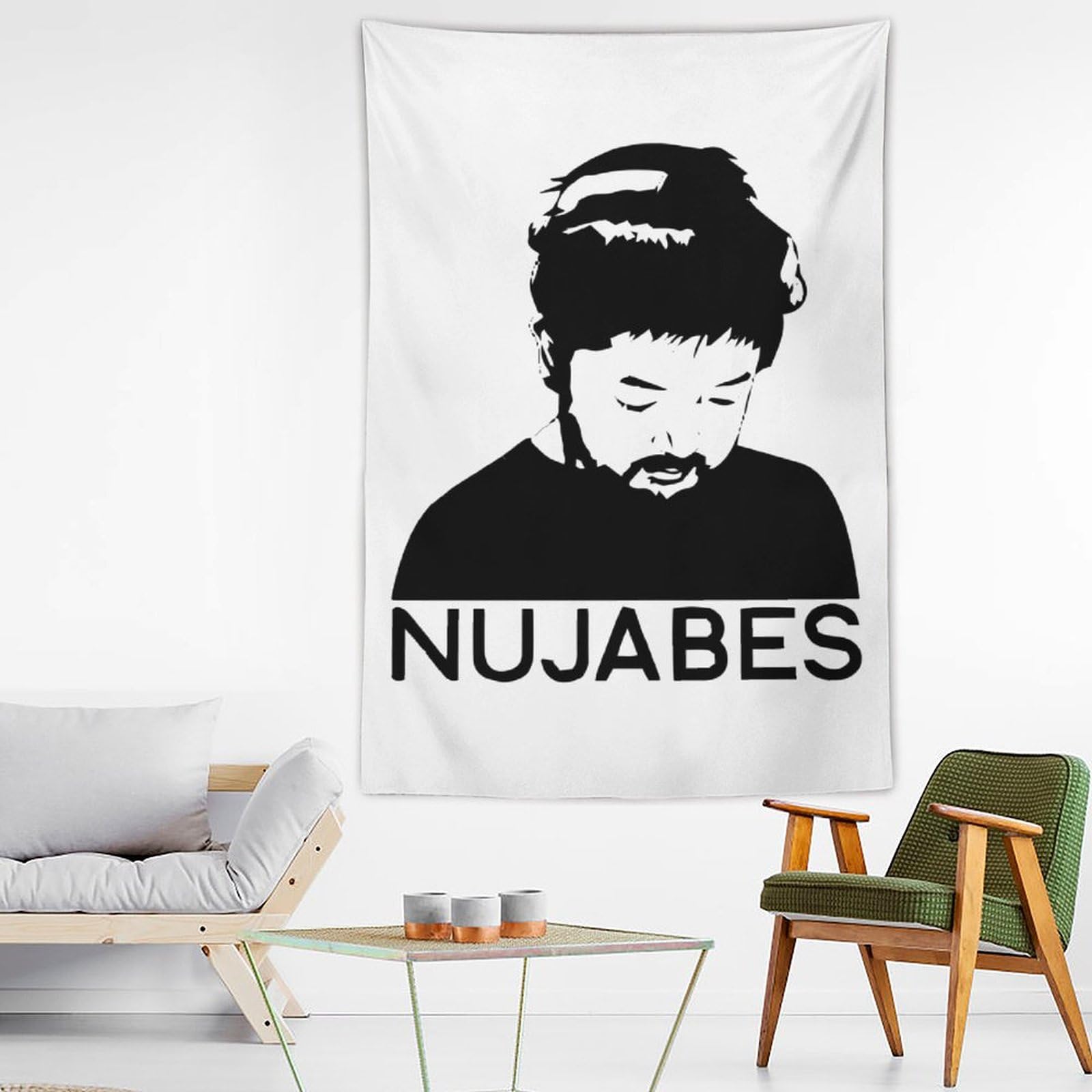 Amazon.co.jp: タペストリー Nujabes ヌジャベス DJ 壁掛け ポスター