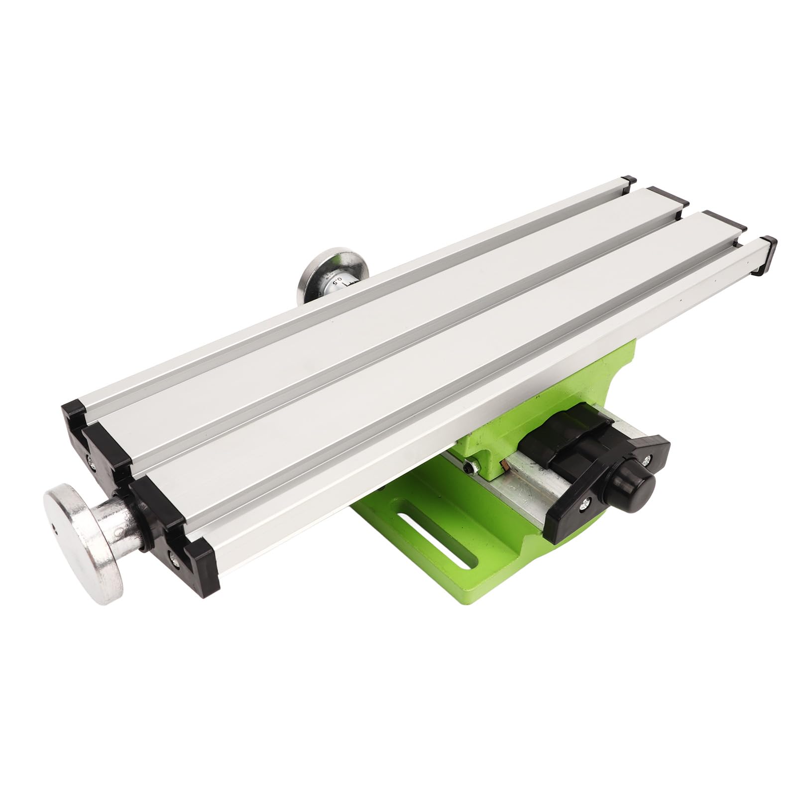 Mesa de Trabajo para Fresadora, Mesa Flexible, Ejes X Y para Mini Taller de Taladro, Acero de Aleación de 310x90mm