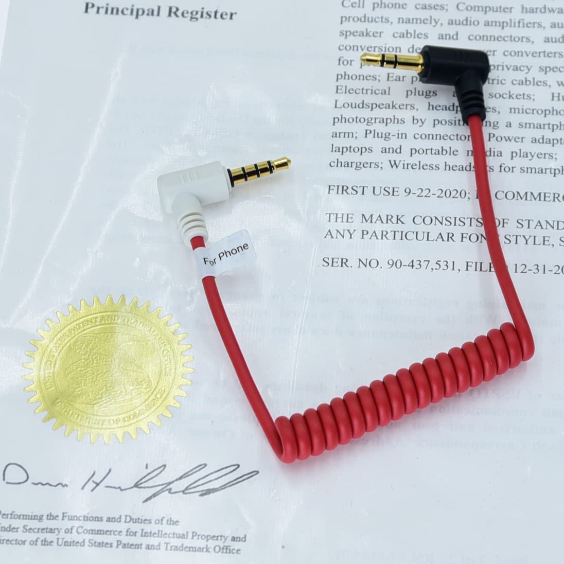 Amazon.co.jp: 交換用3.5mm TRS - 3.5mm TRRS パッチアダプター