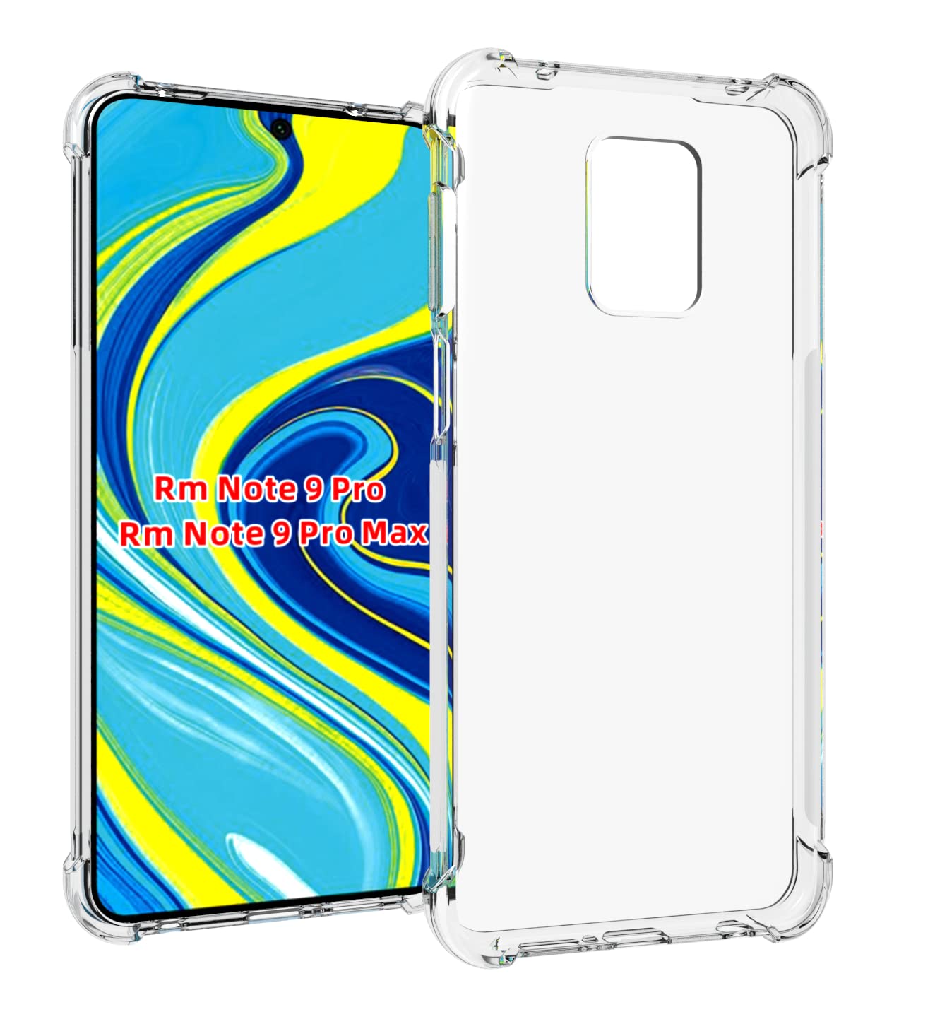Coque Xiaomi Redmi 9 + Protège-Écran Verre Trempé - Housse Silicone TPU Souple Anti-Choc - Couleur Blanc