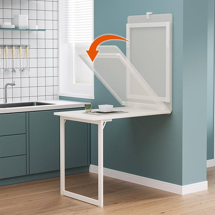 折りたたみダイニングテーブル　　キッチンテーブル、省スペース Amazon｜ダイニングテーブル、キッチンテーブル、折りたたみ