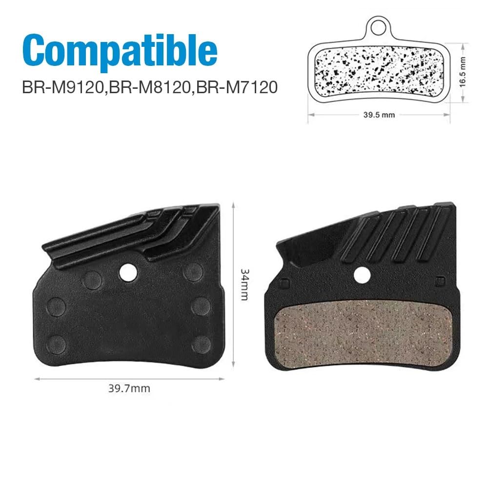 scooter motorizado Pastillas de freno de disco de cerámica RRSKit para Shim/ano M9120 M8120 M7120 pastillas de freno de bicicleta accesorios de bicicleta piezas de ciclismo para N03A N04C DO2S scooter