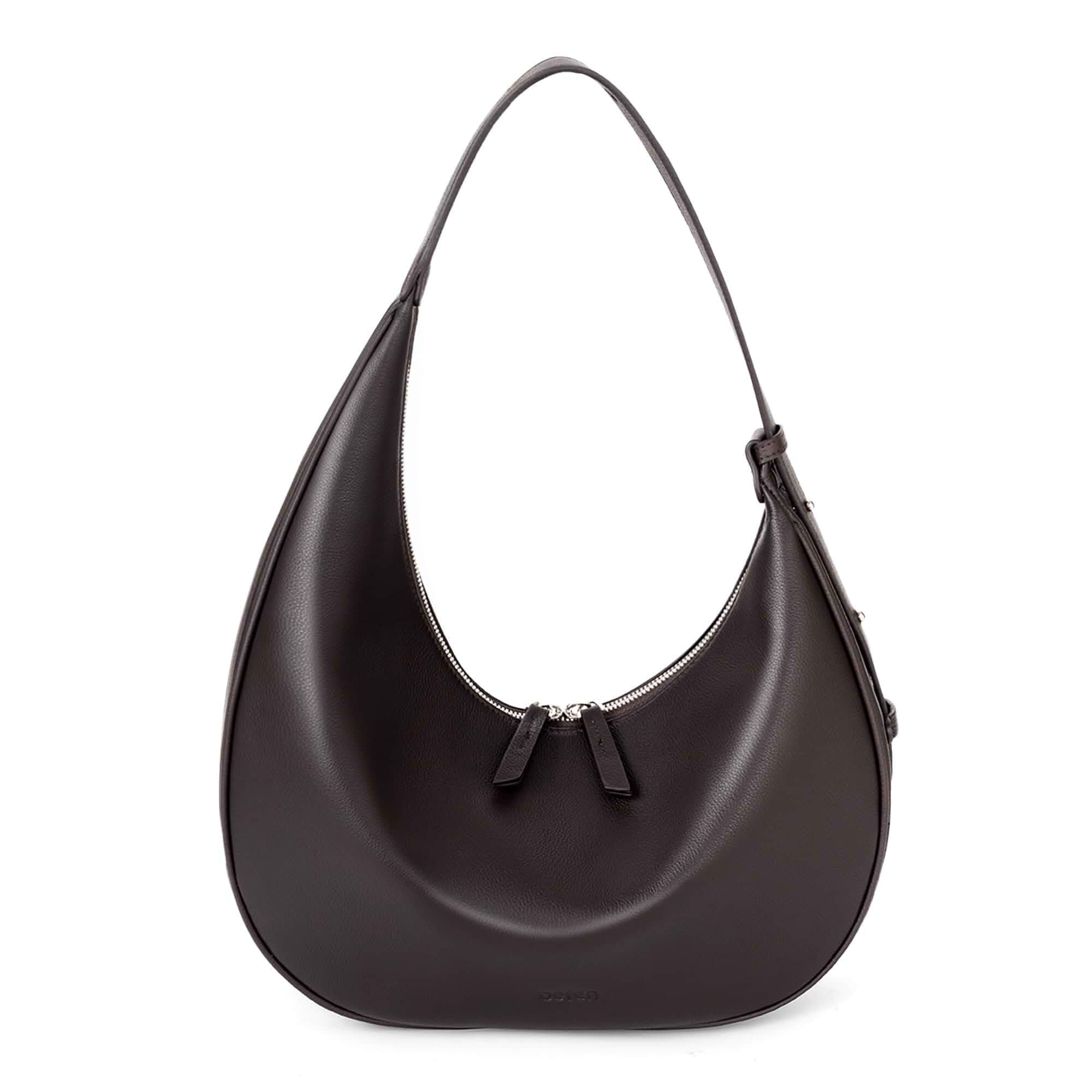 befen Genuine Leather Slouchy Hobo Bags for Women, Crescent Crossbody PurseLeather Crescent Shoulder Bags, Leather Purses Handbags for Work Shopping Outing Casual