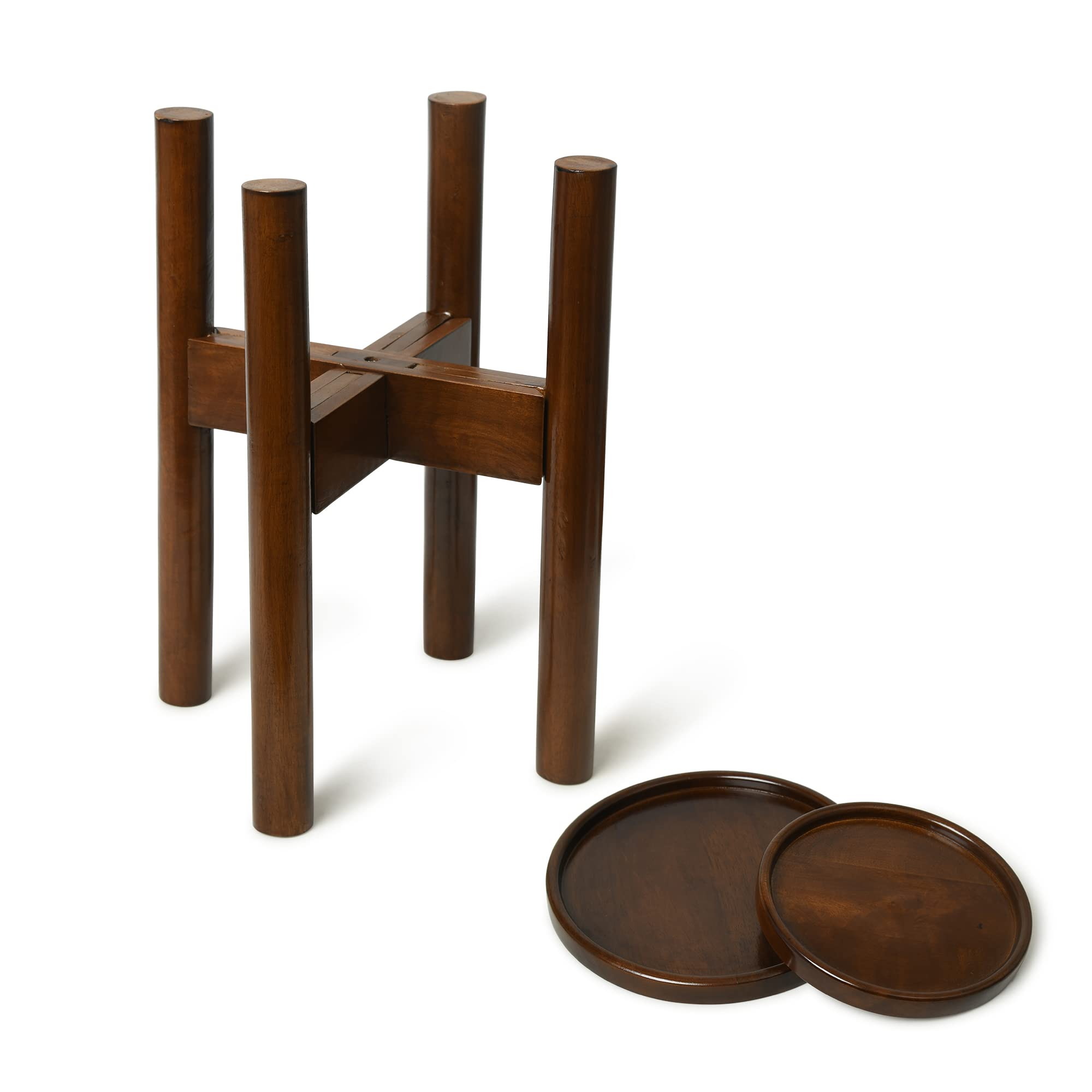 See full amazon price history chart for Woodenclave Handcraved Wooden Plant Stand Mid Century Planter Stand with Round Tray Bamboo Flower Pot Holder for Home Indoor Outdoor Garden Office (Dark Brown) Woodenclave Handcraved Wooden Plant Stand Mid Century Planter Stand with Round Tray Bamboo Flower Pot Holder for Home Indoor Outdoor Garden Office (Dark Brown) (B0BDYSJ1TQ) Amazon Price History, Amazon Price Tracker