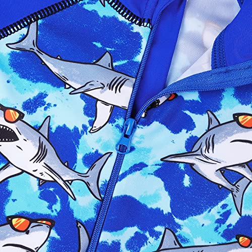 Image of XFGIRLS Baby Boys Swimsuit Toddler Sunsuit UPF 50+ Sun Protection One Piece Beach