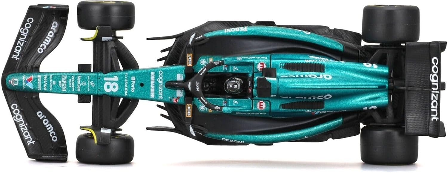 Bburago - 1/43 Scale Model Compatible with Aston Martin AMR23 F1