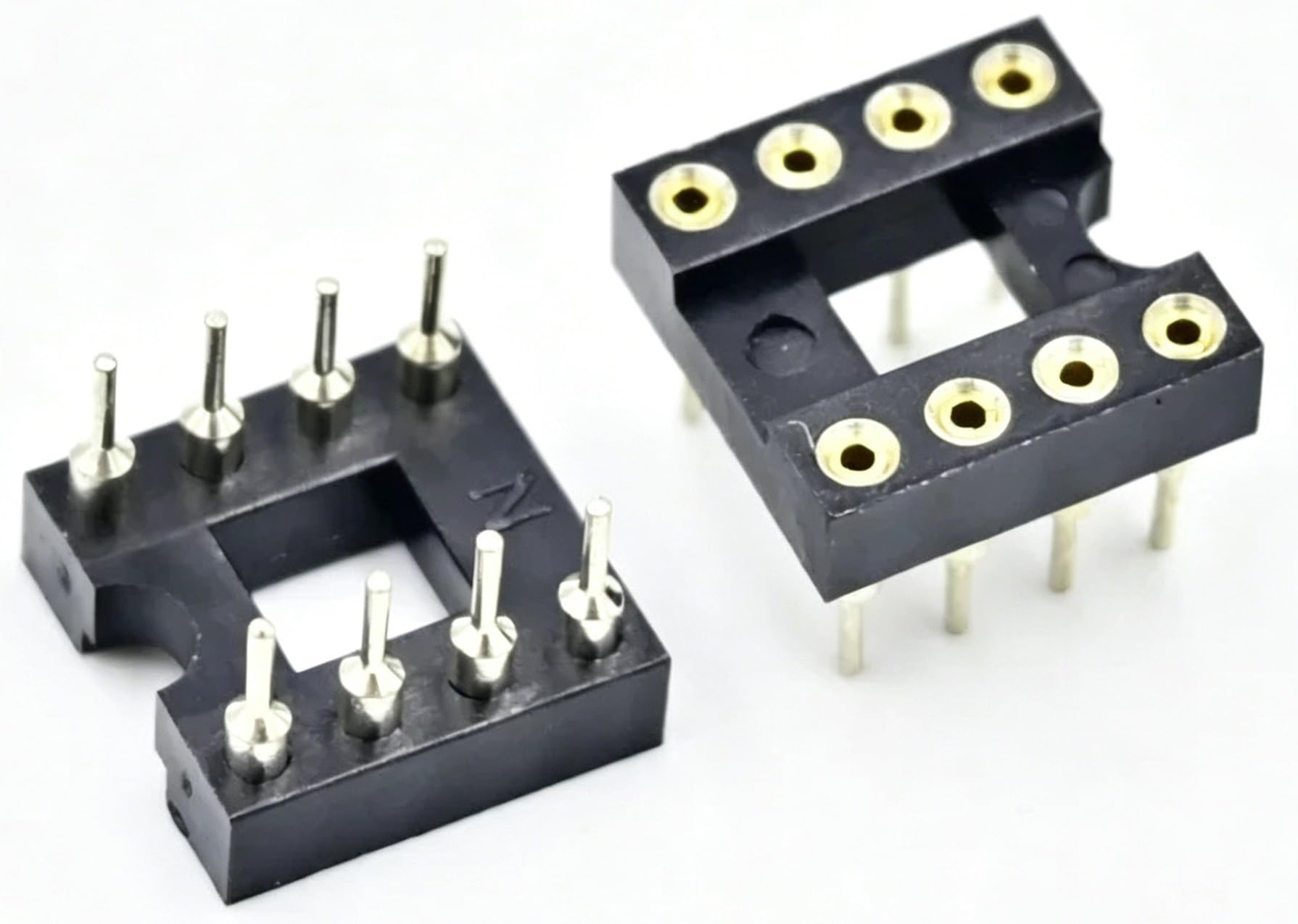 10PCS Runde Loch IC Sockel Stecker Integrierte Schaltung Buchse DIP8 DIP14 DIP16 DIP18 DIP20 DIP28 DIP40 Steckdosen
