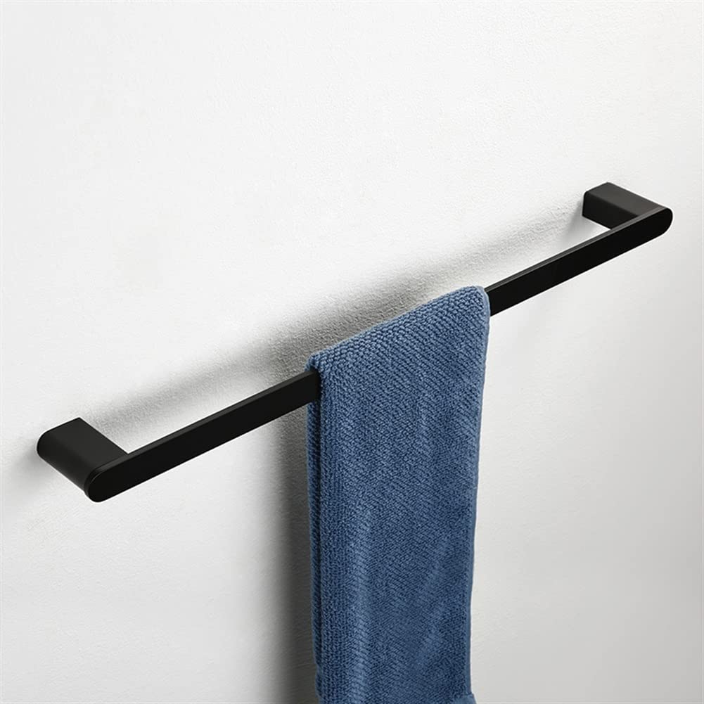 Towel Bars Towel Rails Black Rack Single Rod Toilet Rail Bathroom Hardware Racks/40Cm