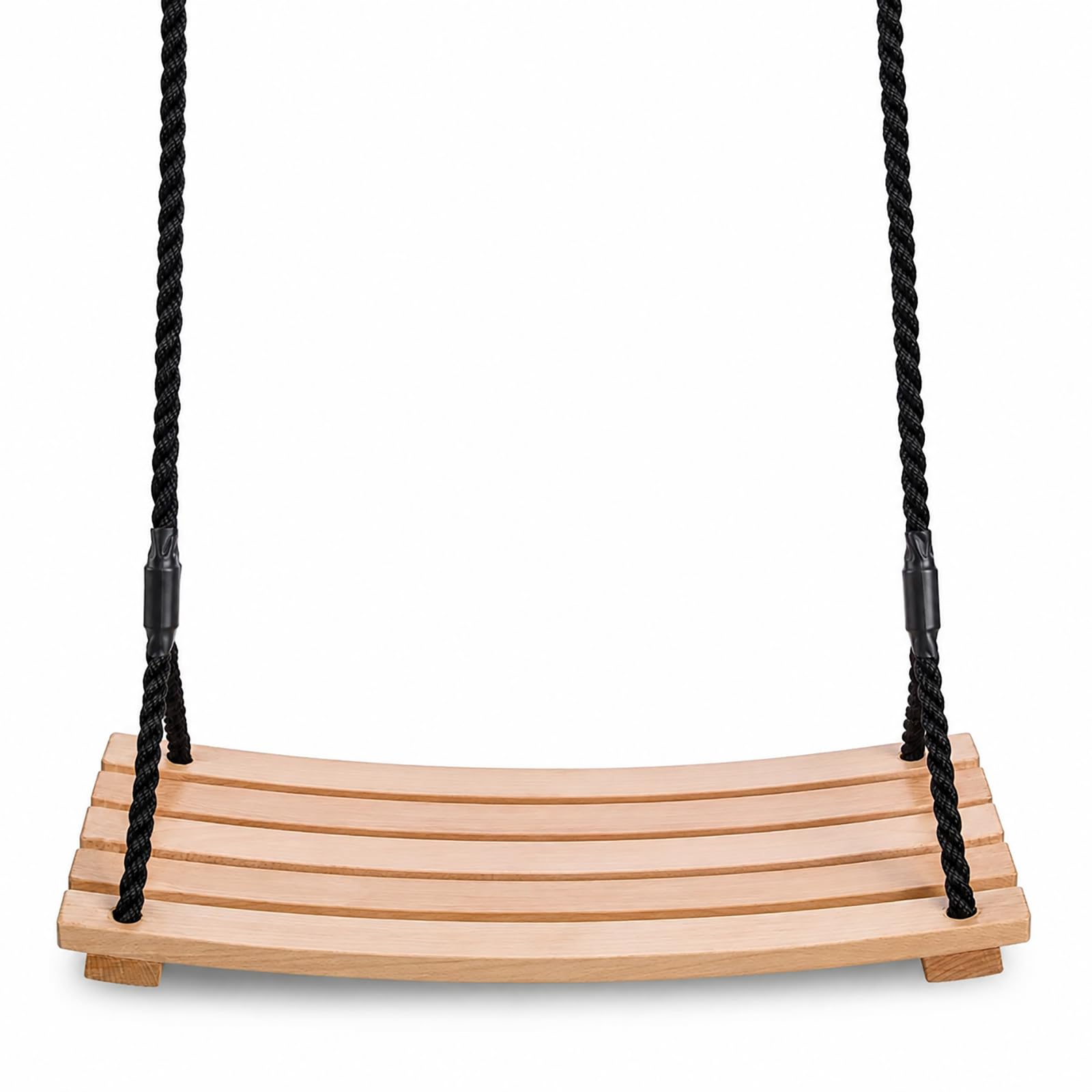 Altalena per esterni, altalena in legno, per adulti e bambini, da giardino, con corda regolabile, per interni ed esterni (60 x 25 cm)