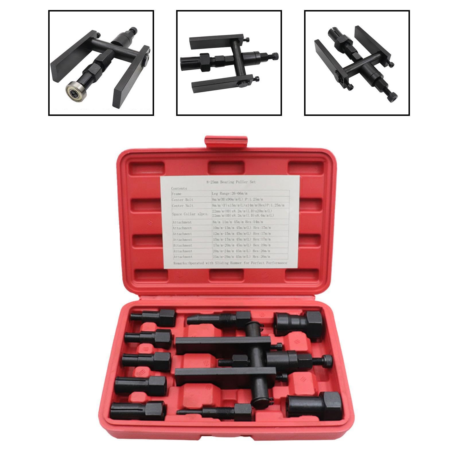 Estrattore manuale per per motociclette, per impieghi gravosi, Per | offre un utilizzo conveniente, adatto per gli appassionati del fai da te o per i meccanici professionisti. Estrattore per