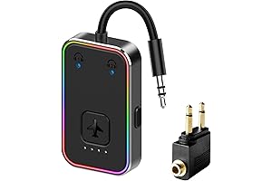 Upgraded Bluetooth Airline Adapter for Wireless Headphones