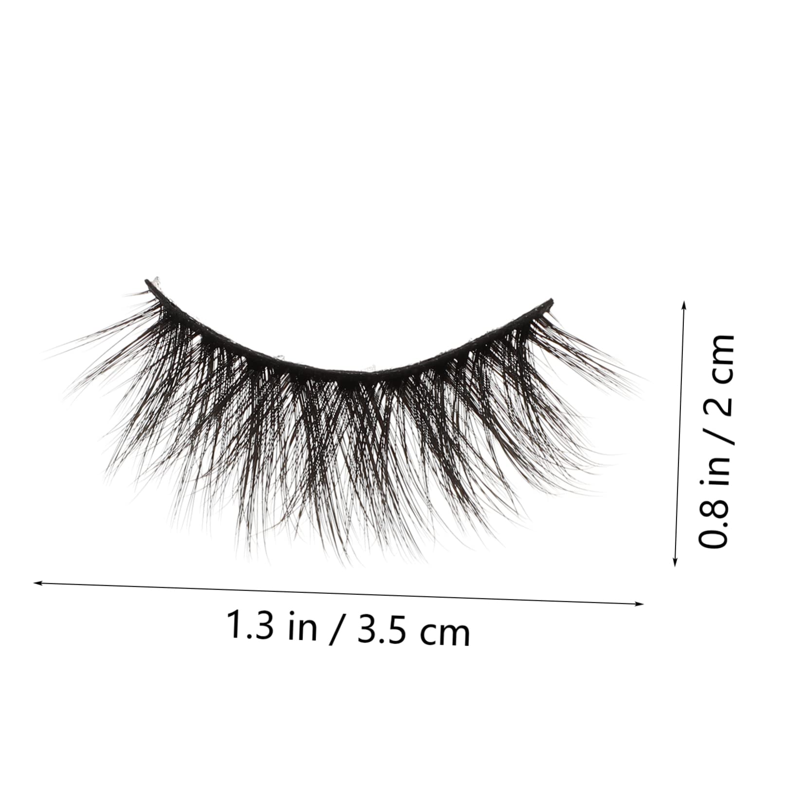 FRCOLOR Ciglia Finte Naturali e Voluminose Per Trucco Donna Per Uso Professionale e Personale Facilità Uso Look Elegante e Radioso