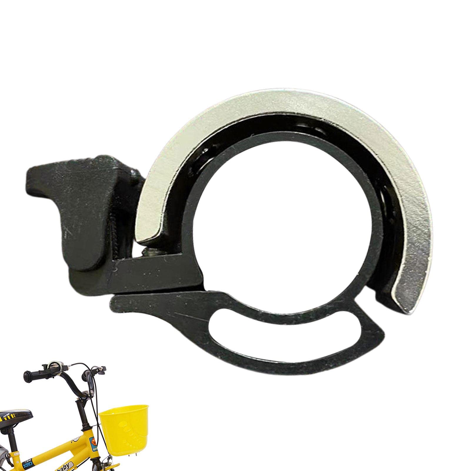 Sonnette pour enfants – Sonnette de vélo à son clair pour garçons et filles – Accessoires de sonnette en alliage d'aluminium pour amis et enfants N