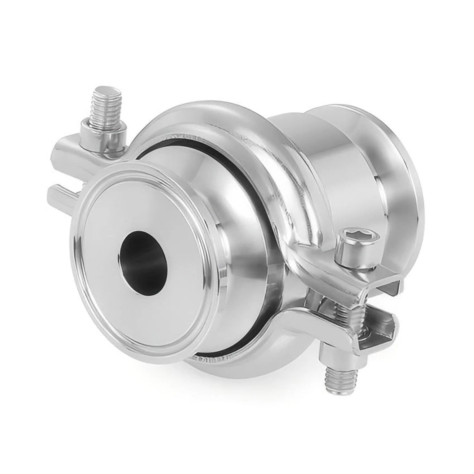 BALYDLUL 3/4'' 1'' 1.5'' 2'' Tri Clamp Check Valve One Way Flow SS304/316L Stainless Steel Sanitary One-way Flow Vertical(OD38mm Ferrule 50.5,SUS 316L)